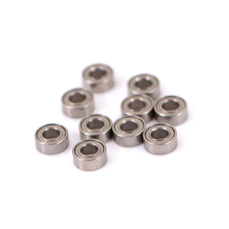 10pcs Mini Miniature Bearings Carbon Steel 608ZZ Ball Bearings for Elevators Rolling Mills Boating Waves 3*6*2.5mm