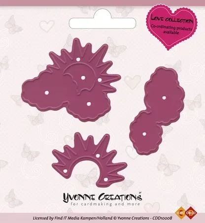 1pc Piggy Craft metal cutting dies cut die mold Heart frame edge umbrella Scrapbook paper craft mold blade punch stencils die