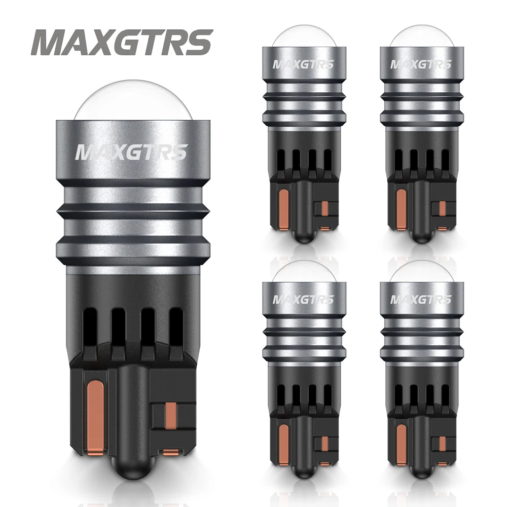 

5 шт. светодиодных ламп W5W XBD 2 SMD T10 для автомобиля, замена ламп 194 168, белые лампы для заднего хода и приборной панели, для габаритных огней