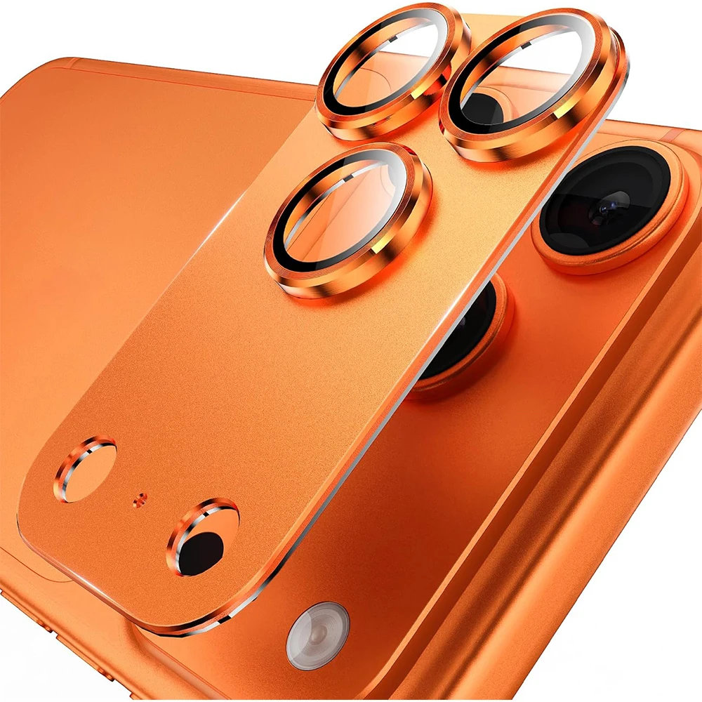 Cosmic Orange Camera Lens Protector Cover for iPhone 17 Pro 