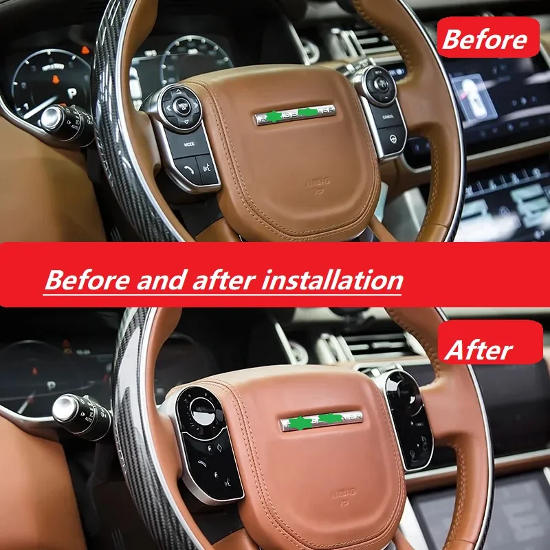 Steering wheel LCD touch buttons For Land Rover Range Rover 2014-2017 Land Rover Discovery 5 2017-2018