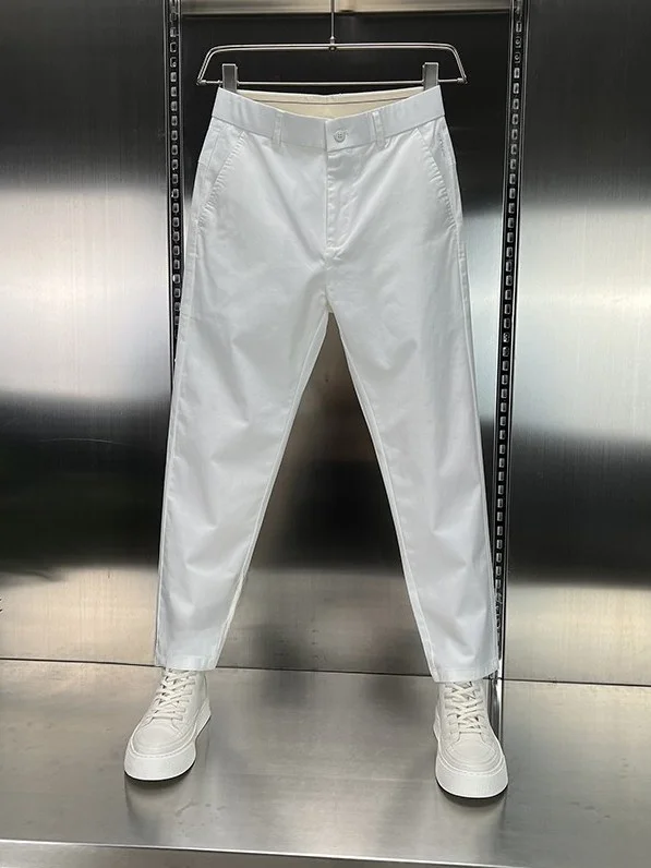 

Spring 2026 Men's Slim Fit Straight Leg Suit Casual Pants High Quali Faionable Versatile Long Trousers for Daily Wear