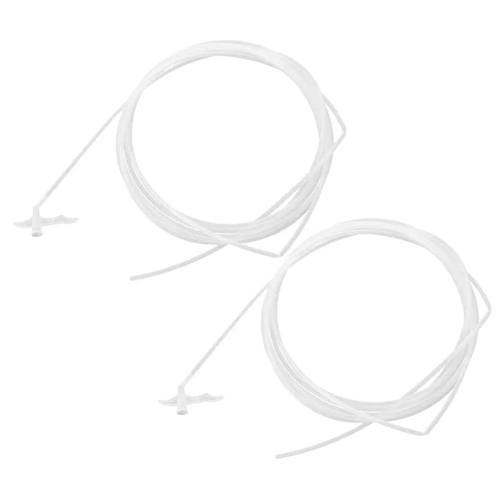 2Pcs Empty Caulk Extension Tubes Reusable Plastic Flexible Caulking Hose for Sealant Application Grout Tube Caulking Applicator