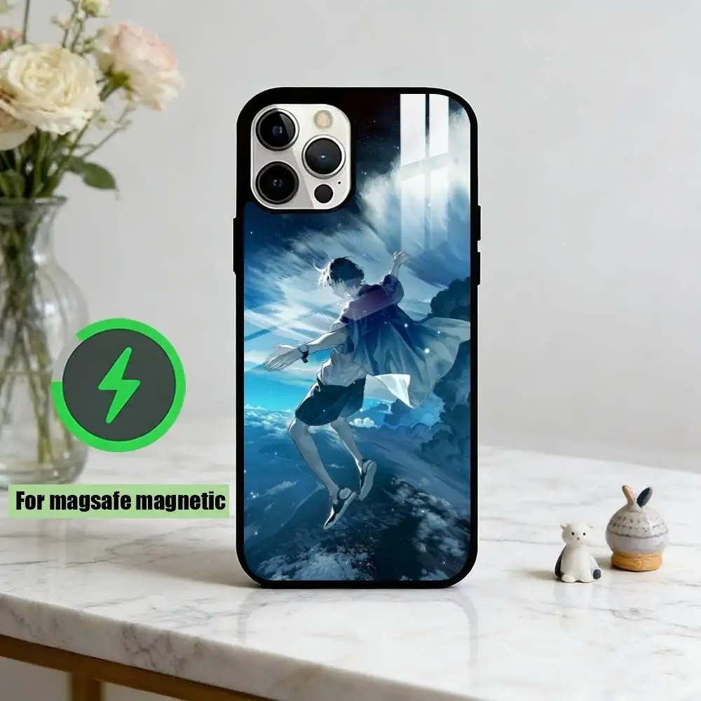 S-Summer Time Rendering Graphic  Phone Case For iPhone17,16,15,14,13,12,11 Plus,Pro Magnetic with Magsafe Wireless Charging