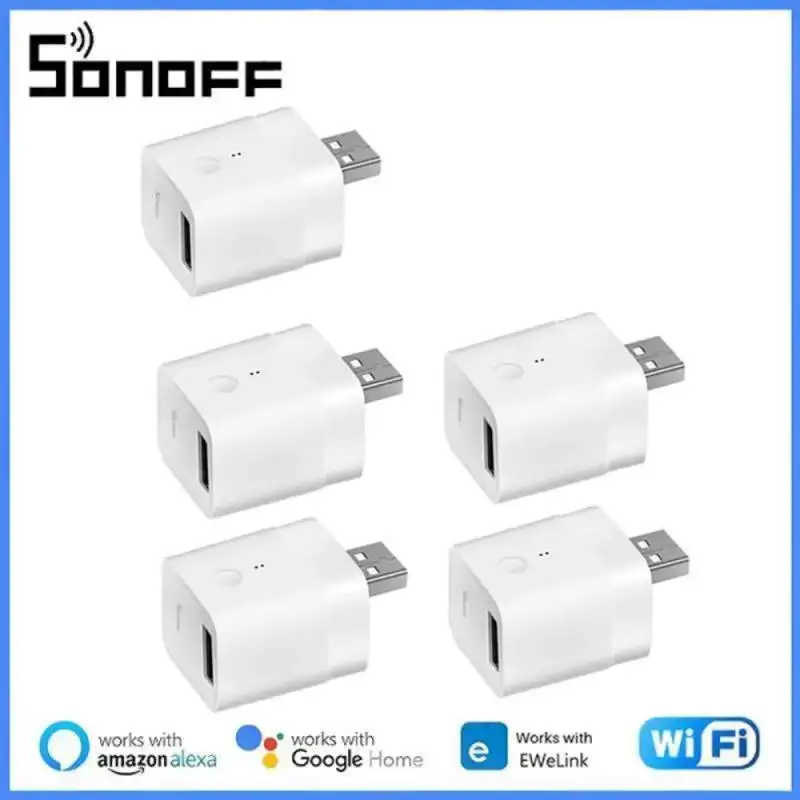 

USB-адаптер SONOFF Micro 5 в с поддержкой Wi-Fi и таймером