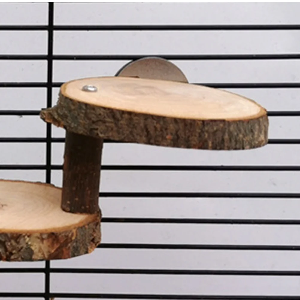 

Wooden Hamster Ladder For Small Pets Chew Resistant Climbing Play Ladder For Mice Rats Squirrels Parrots Pet