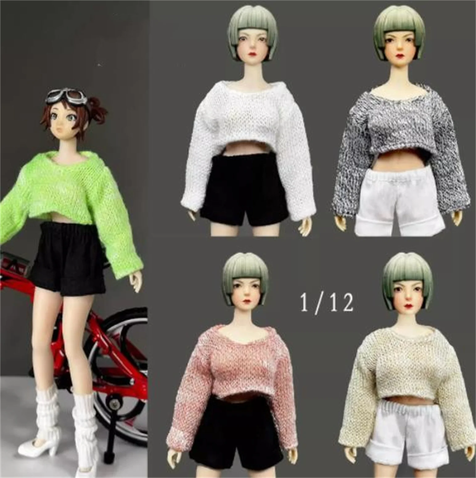 

1/12 свитер, куртка, вязаная рубашка, женская одежда для 6 дюймов, TBl PH, игрушки, мужская одежда для 6-дюймового мужского солдата, экшн-фигурка