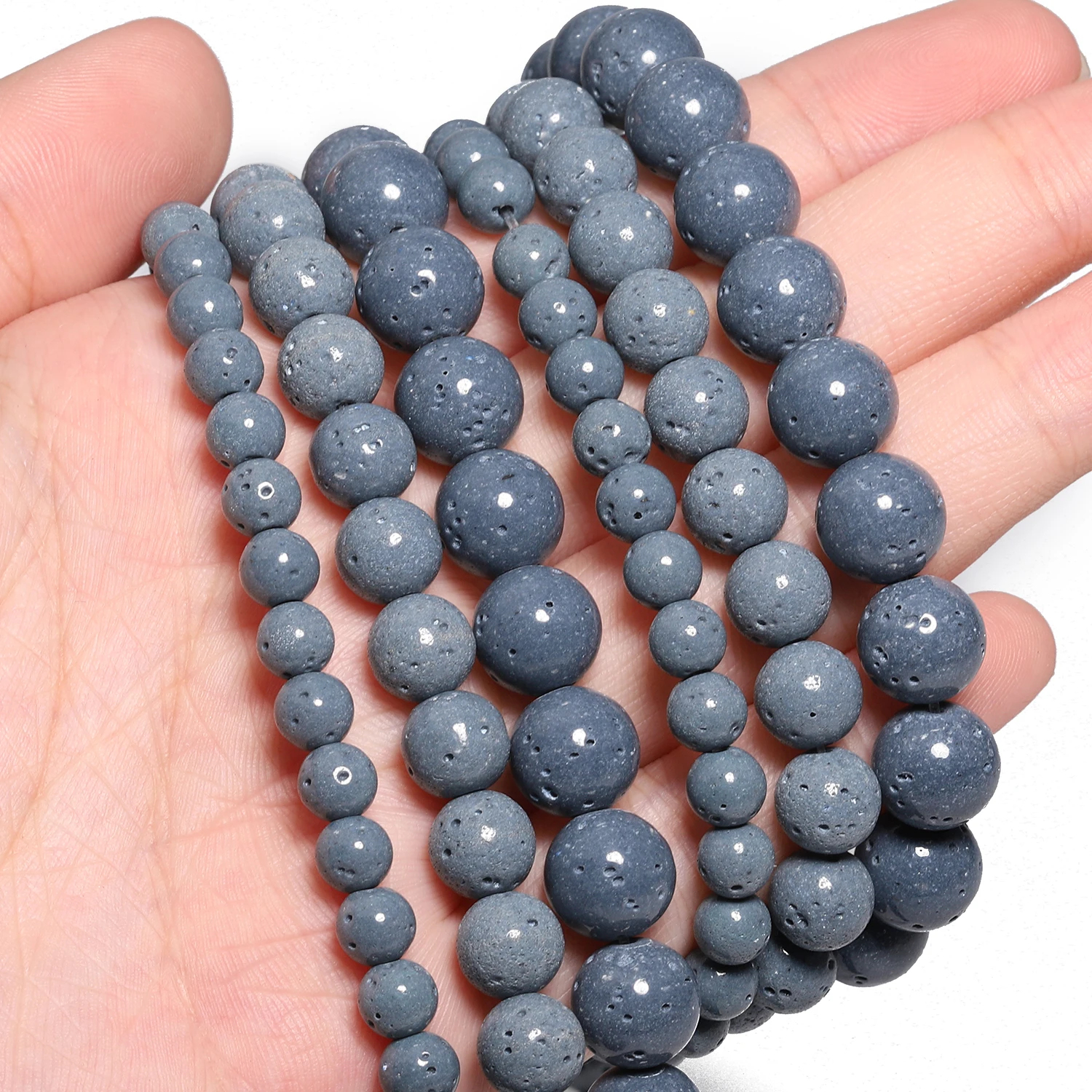6/8/10mm AA Natural Stone Blue Coral Loose Spacer Beads For Jewelry Making DIY Charms Bracelet Necklace Pendant Accessories