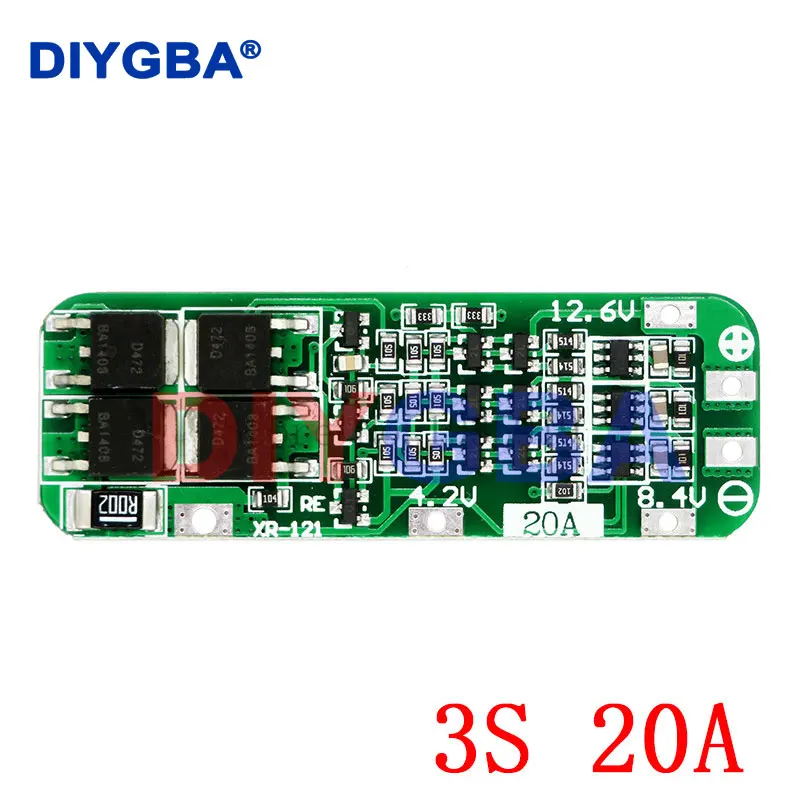 1S 2S 3S 4S 5S 6S 3A 15A 20A 30A Li-ion Lithium Battery 18650 Charger PCB BMS Protection Board For Drill Motor Lipo Cell Module