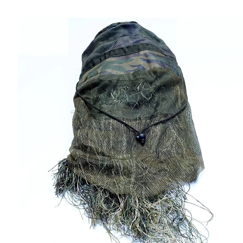 التكتيكية الادسنس قناص موقع قراء دعوى هود التمويه القبعات ل Ghillie دعوى الصيد الألوان CS لعبة غطاء رأس