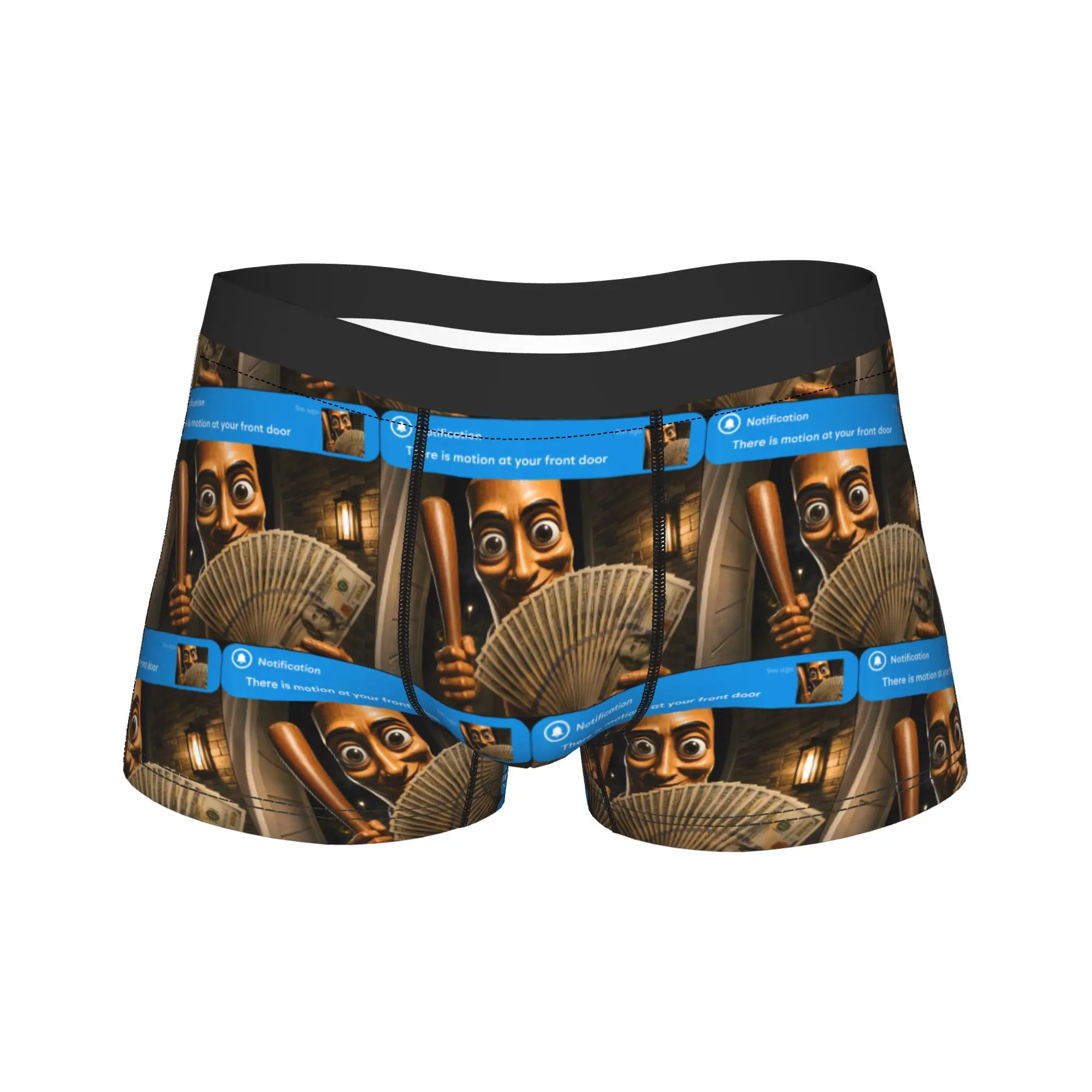 There is Motion at Your Front Door Tung Tung Tung Sahur Meme Shorts Briefs Underwear Quality Man Boxershorts Plus Size Panties