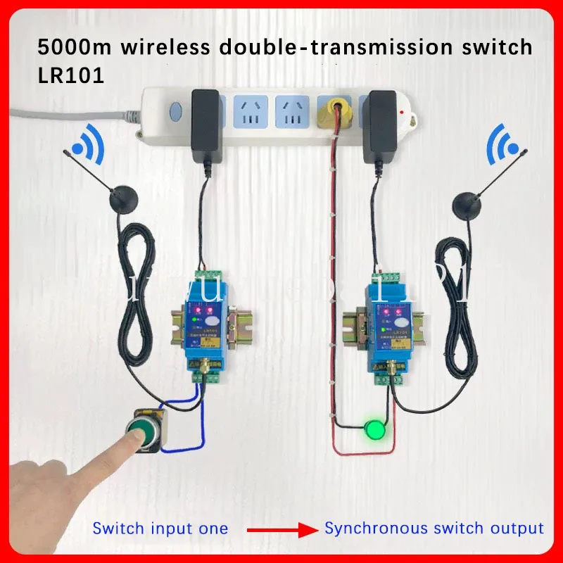 LR101 Switch Quantity Wireless Transmission Module Transmitting And Receiving Pair Transmission Switch Remote Relay Receiver