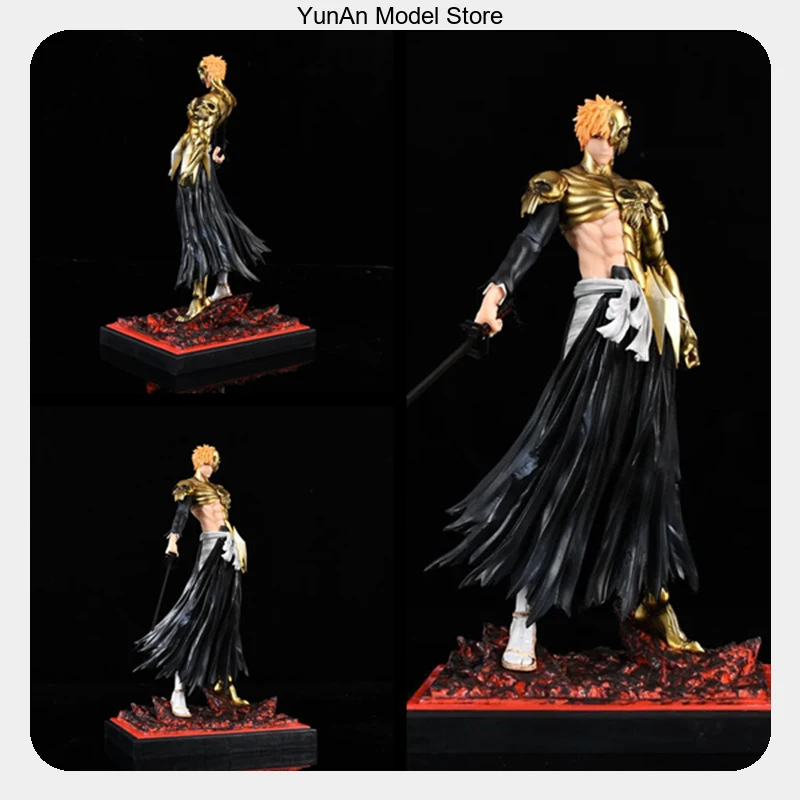

29cm Bleach Hell Ichigo Standing Pose Anime Figure Model Statue Collection Desktop Decoration Ornament Toys Gifts for Fans