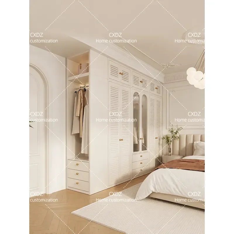 Metal Wardrobe Bedroom Household Formaldehyde Free Steel Closet 2026 New Cloakroom Combination Cabinet Storage Organizer