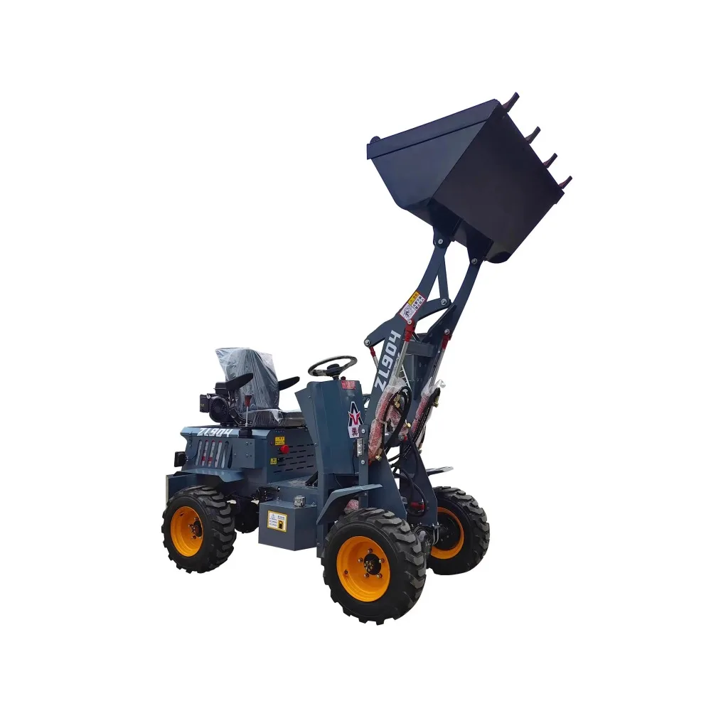 

Diesel loader 4WD household bulldozer engineering single cylinder farming small forklift electric loader