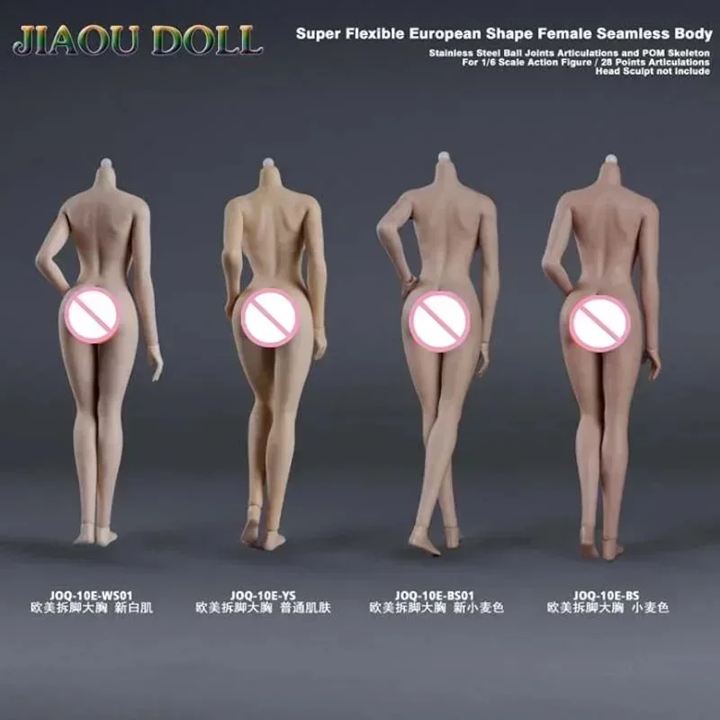 1/6 Scale หญิงไม่มีรอยต่อใหญ่/กลาง Breast Body รุ่น Action Figure JOQ-05B JOQ-06C JOQ-10C JOQ-07F JOQ-10D JOQ-09F JOQ-10E