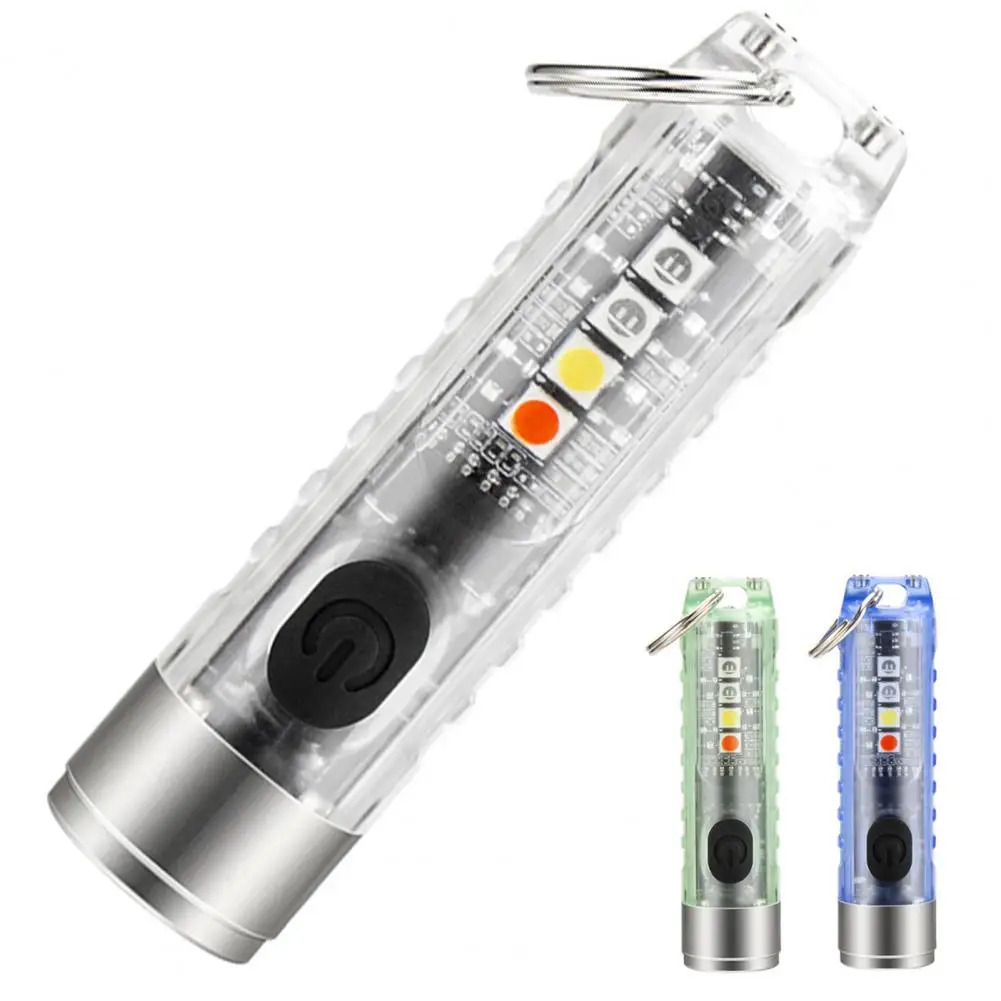 Torcia a LED utile 400LM/6500K torcia tascabile ricarica USB torcia a LED lampada di emergenza forniture da campeggio