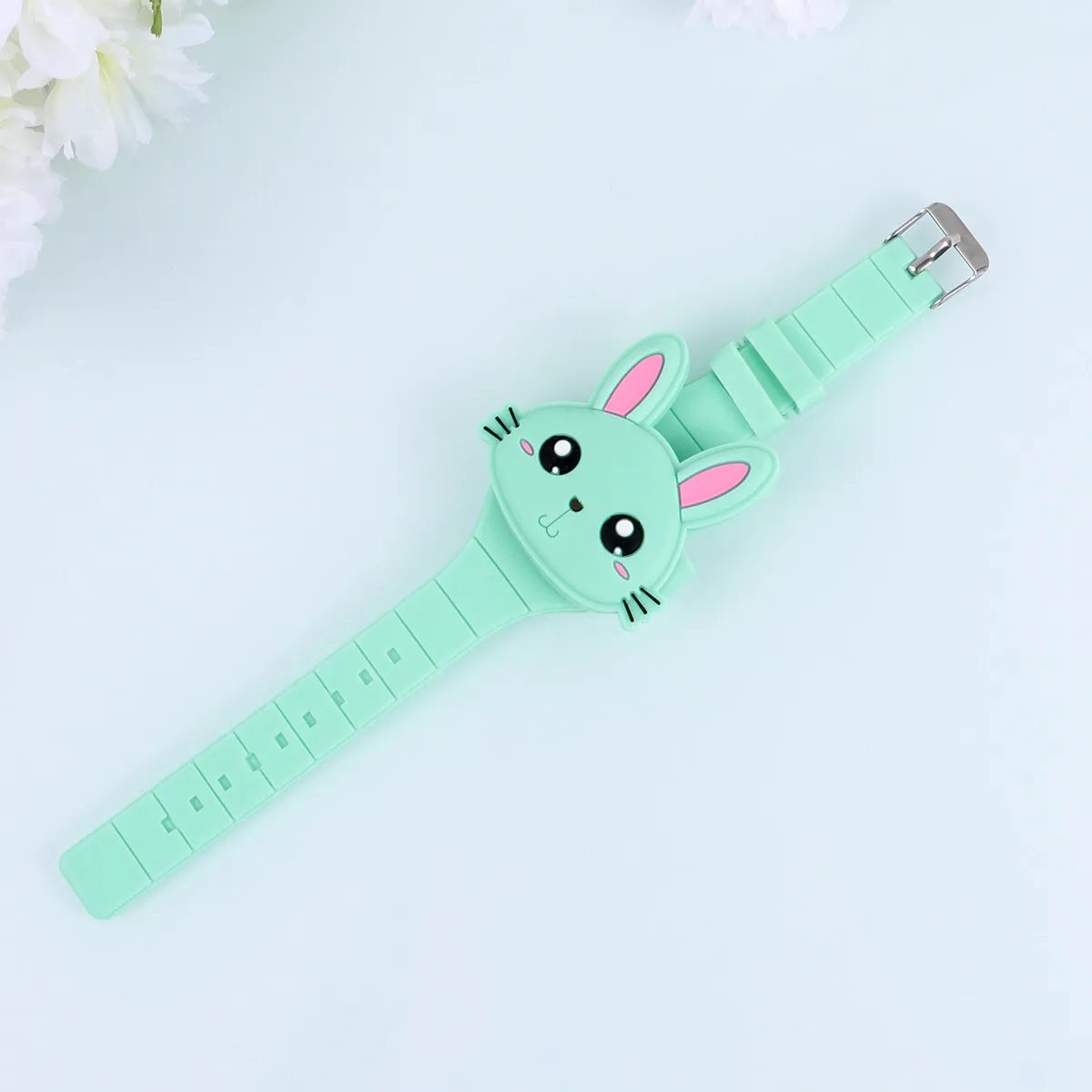 relogio-de-silicone-em-forma-de-coelho-led-eletronico-presente-de-aniversario-lembranca-de-festa-para-criancas-e-bebes-verde-cartoon