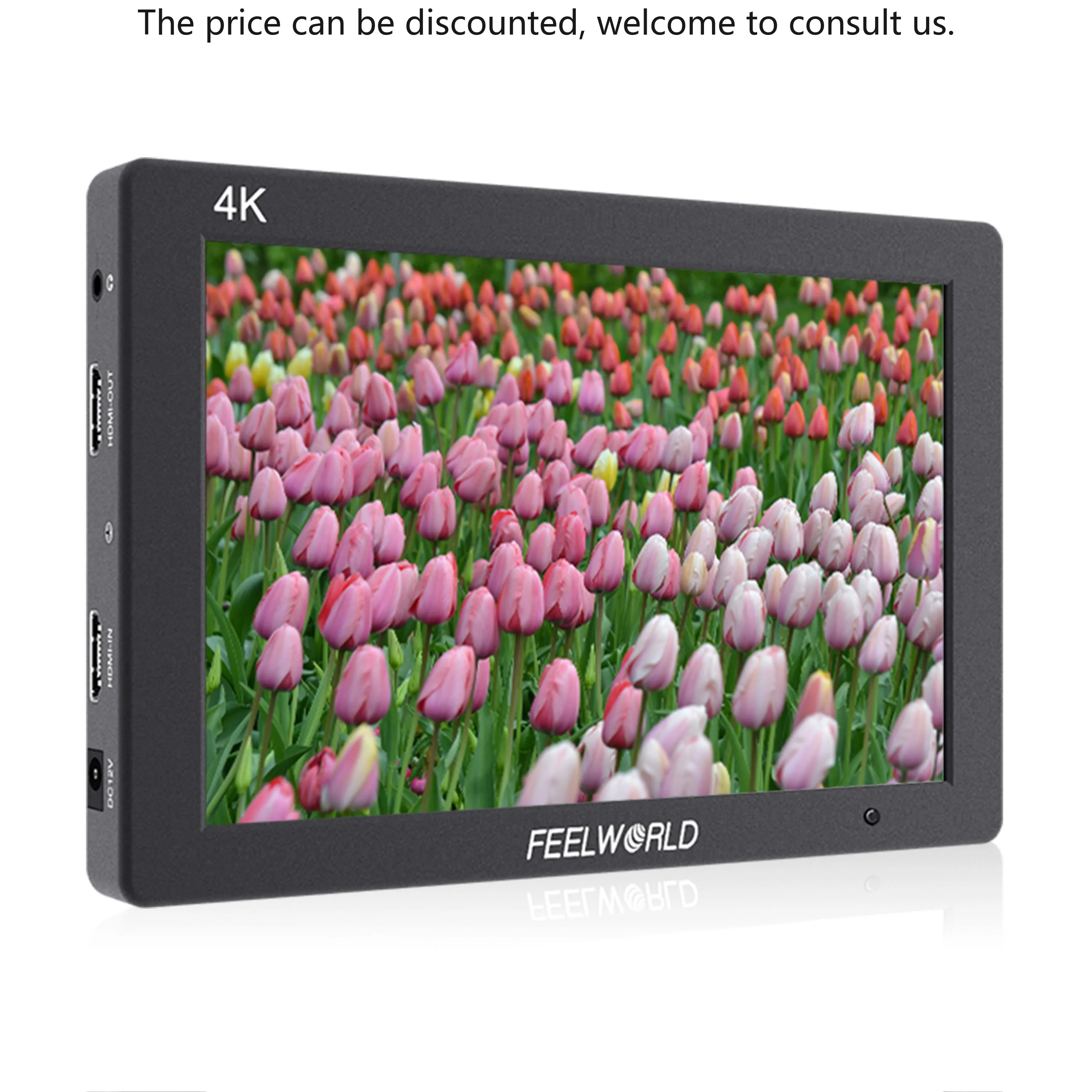 شاشة كاميرا Feelworld T7 PLUS مقاس 7 بوصات IPS DSLR مع 4K HDMI I/O، 1920x1200، 3D LUT تدعم OEM المصنع المباشر، تخصيص الشعار #1