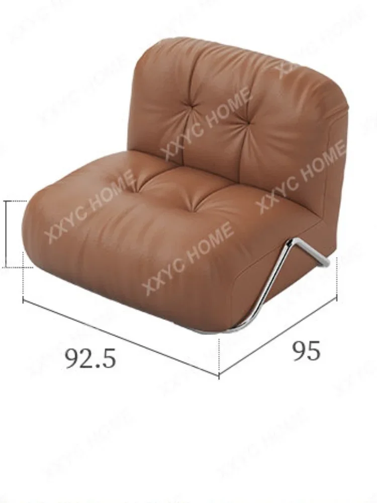 French Retro Leather Sofa Large and Small Apartment Type Living Room Home High-End Module living room furniture