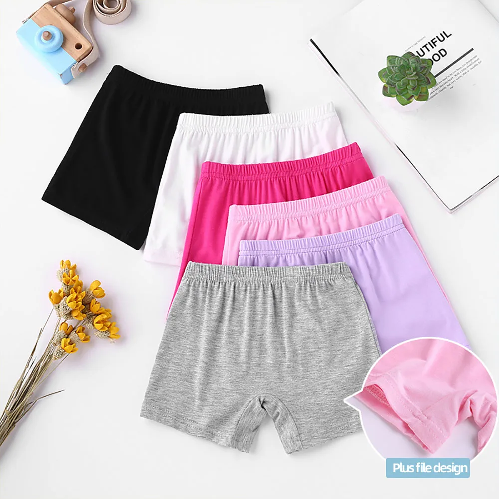 

3-8 Years Old Summer New Girls' Safety Pants children's anti-lighting shorts little girl baby boxer briefs