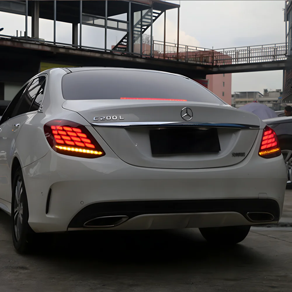 

Auto Rear Back Lamps Assembly For Benz C-Class W205 2015-2021 Upgrade S-Coupe Design Dynamic Tail lights Accessories