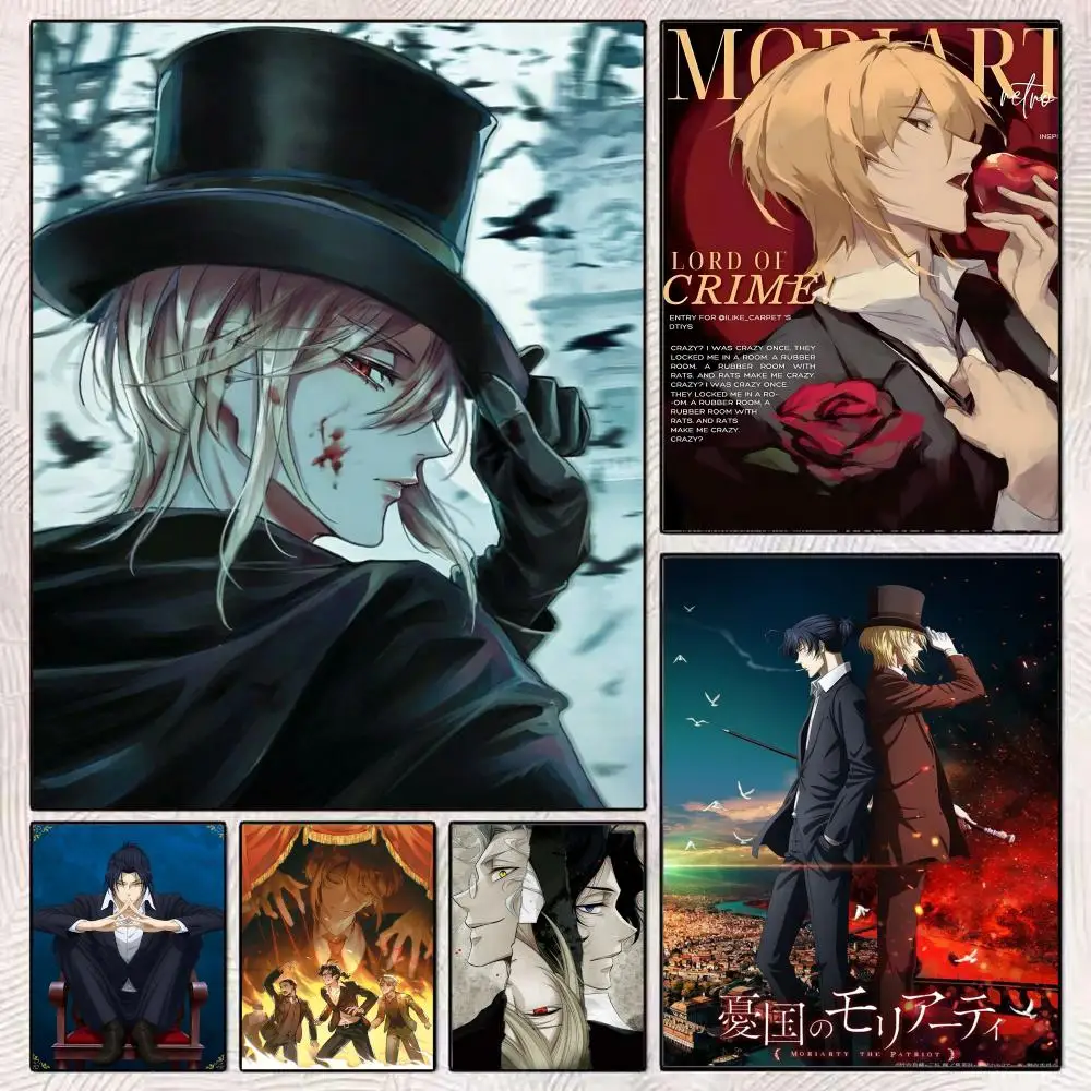 

M-Moriarty the Patriot Anime Poster HD Art Mural Wallart Poster for Home Room Decoration DIY Vintage Print Decor