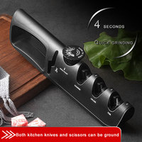 Sharpening stone Knife Sharpener Angle Adjustable 4 Stage Scissors Professional Kitchen Grinder knives Whet stone Sharpener Tool