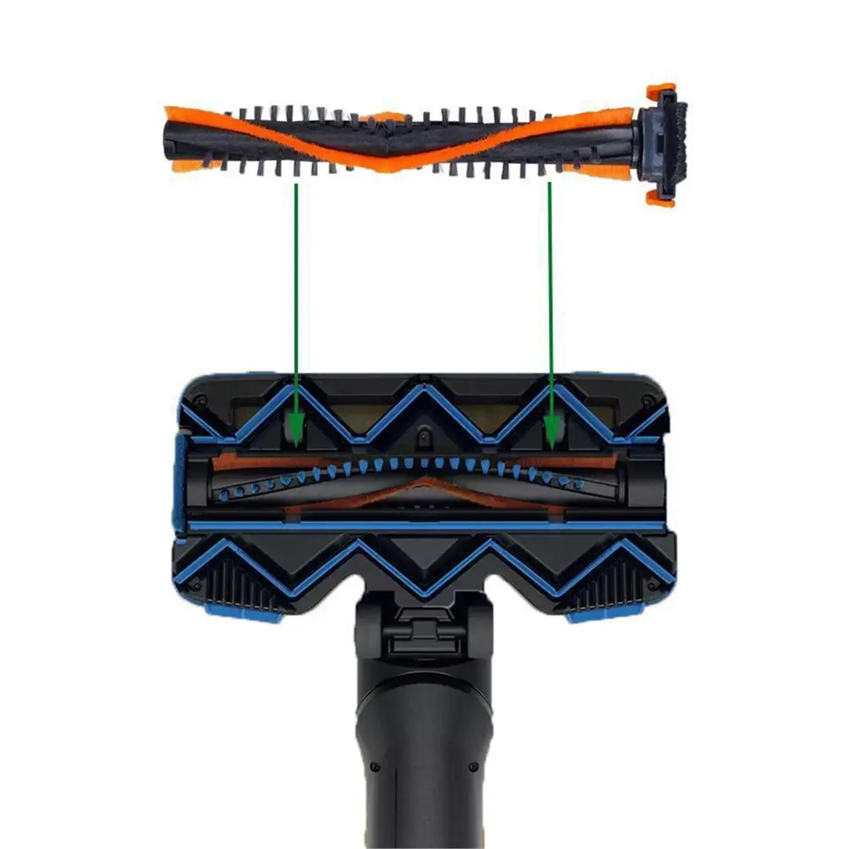 6 Piece Vacuum Accessory Set with Roller Brush Filters and Cleaning Tool for FC6729 Models