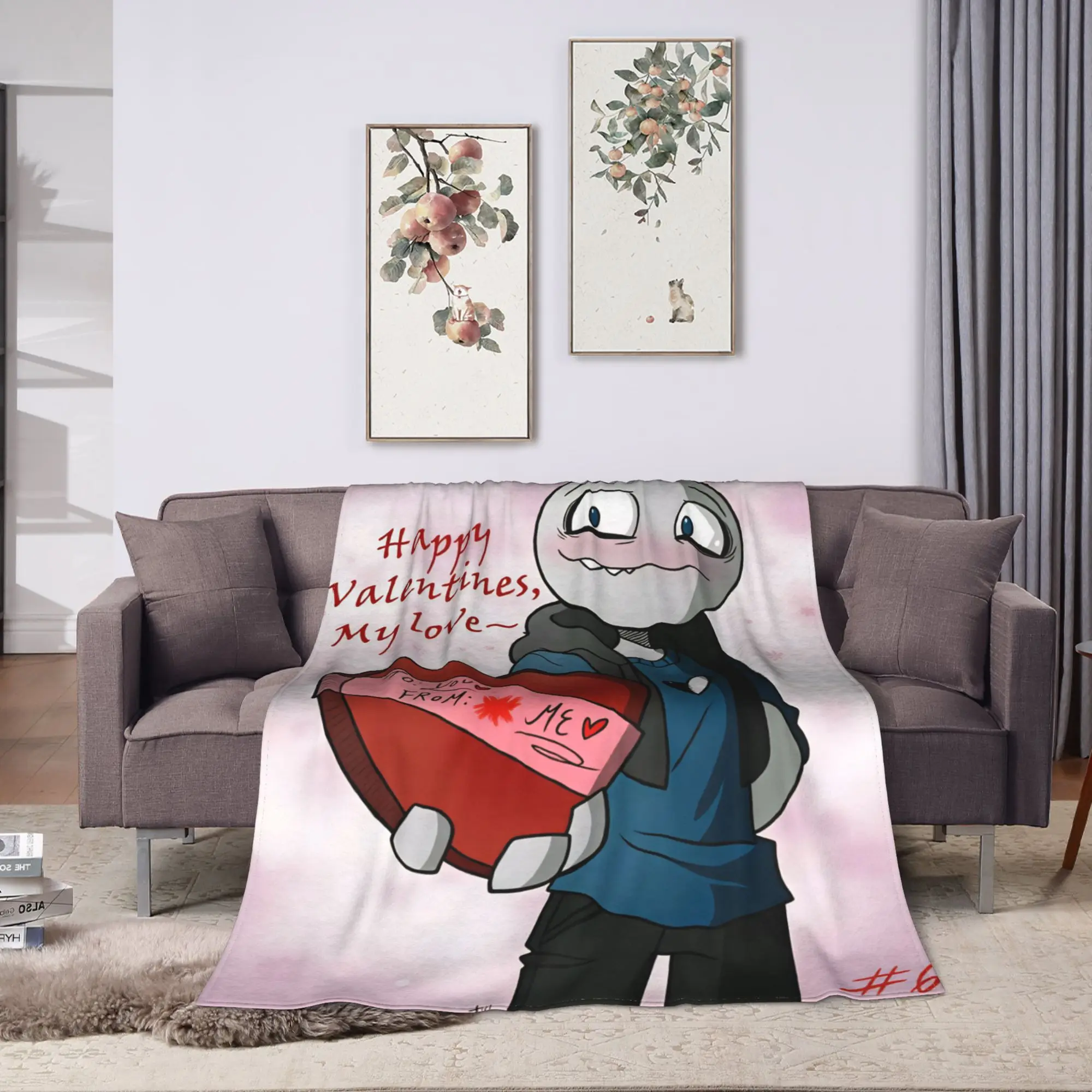 Warm Blanket Decorative Peter Game Y-Your B-Boyfriend Throw Blanket  Flannel Bedspread For Couch Bed Pattern Sofa Bed Cover