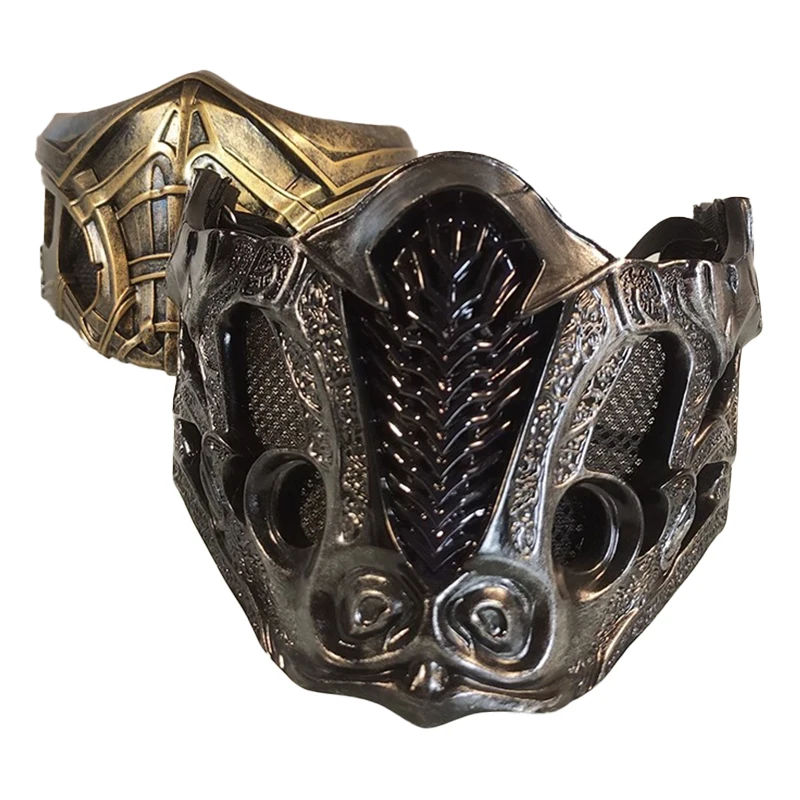 

Маска для косплея скорпиона и суб-нуля, реквизит для косплея Mortal Kombat из ФАП, маска для лица, аксессуары для Хэллоуина, карнавала