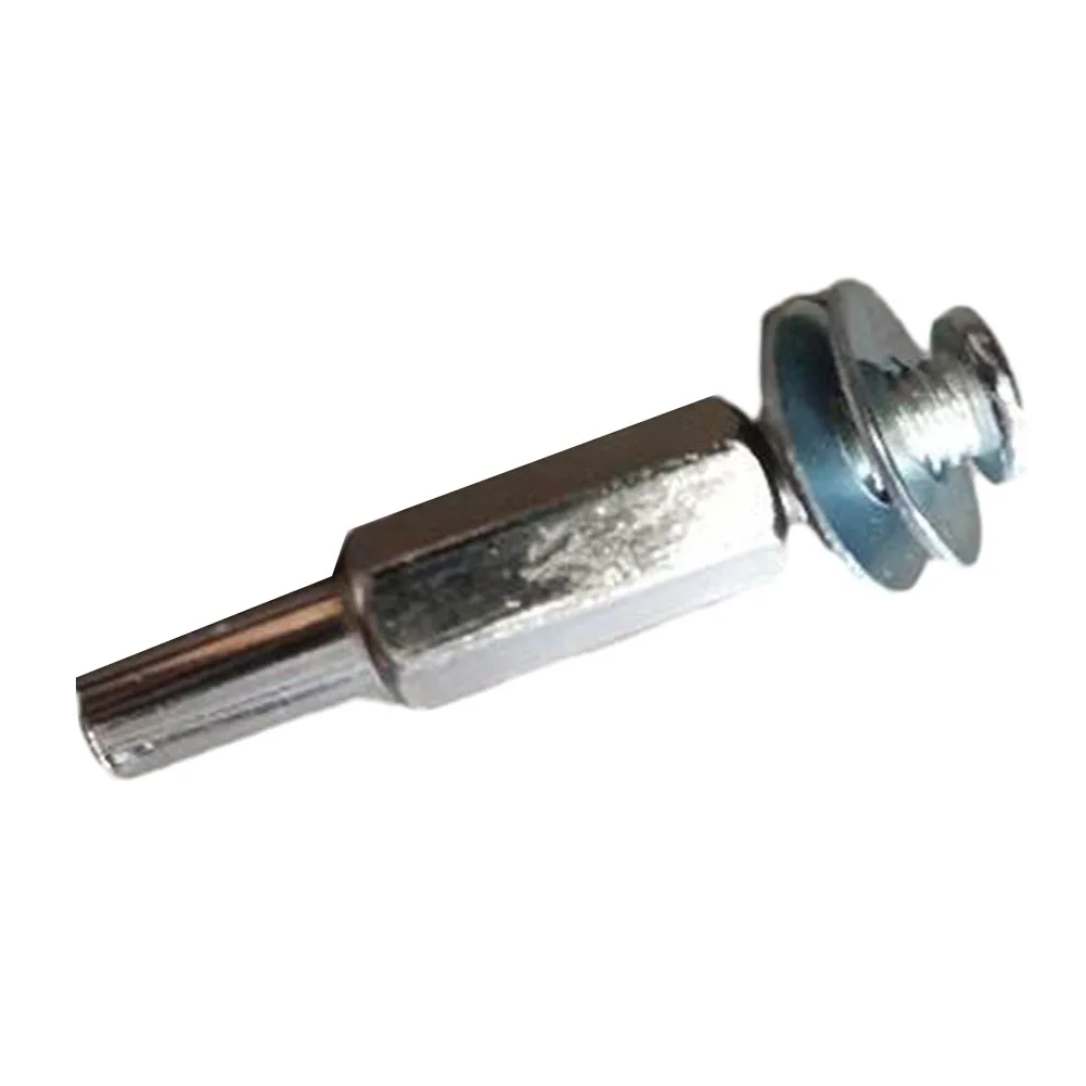 Roda de esfregão de polimento de algodão 4 polegadas 100 mm com biela de 6 mm para broca de bateria elétrica, polimento de joias e metais