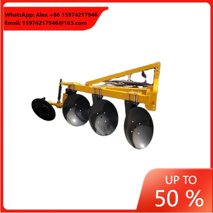 Tractor Implements Farm Disc Plough 26inch 3 Disc Blade Disc Plow