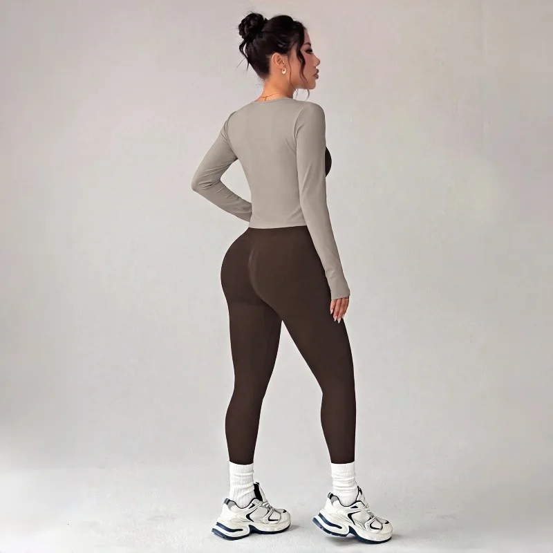 New Seamless Yoga Set Women Sports And Fitness Clothing Sports Bra Tight Fitting High Elasticity High Waisted Leggings