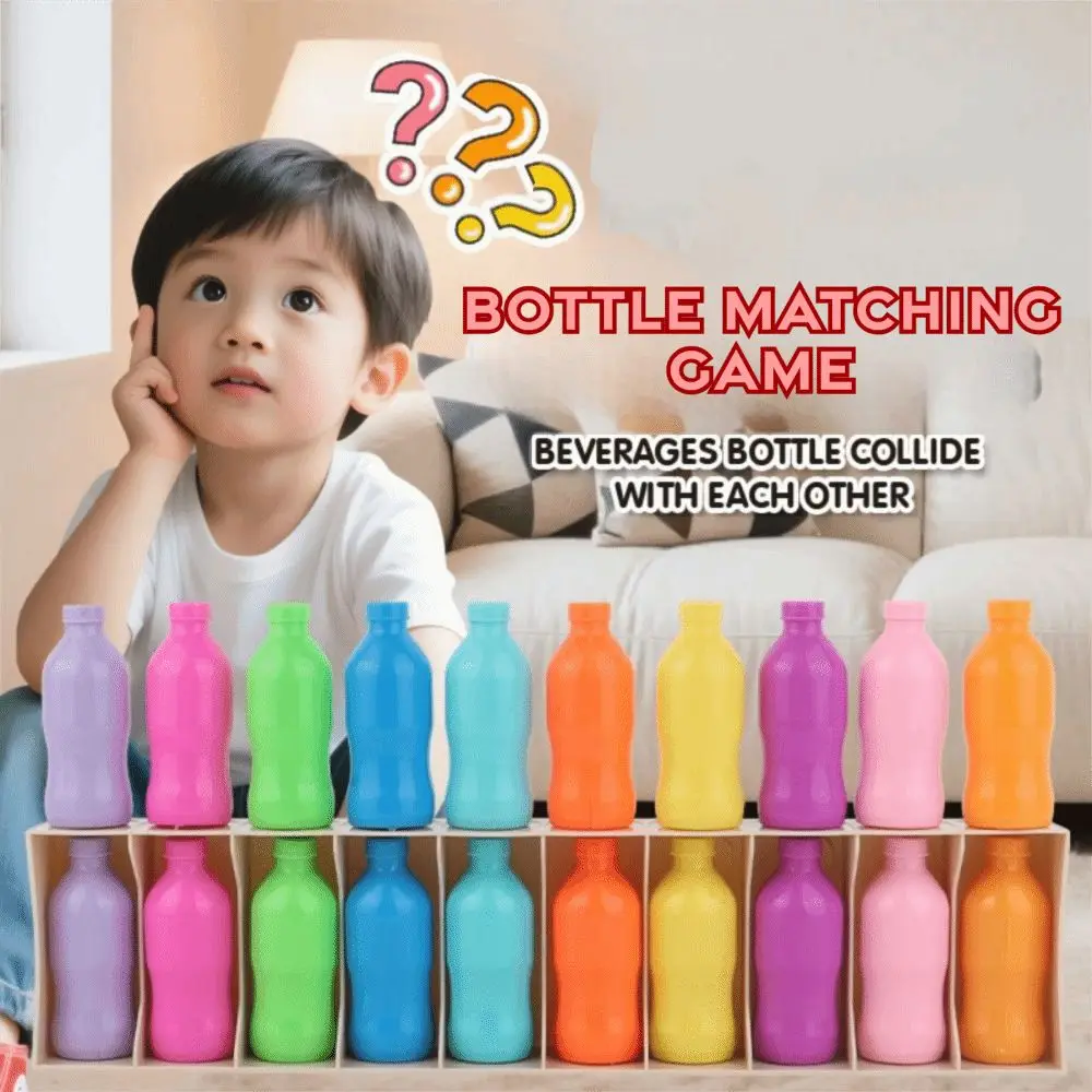 Creatief Fles Matching Game Logisch Denken Interactief Montessori Kleur Sorteren Speelgoed Geheugentraining Kleurherkenning