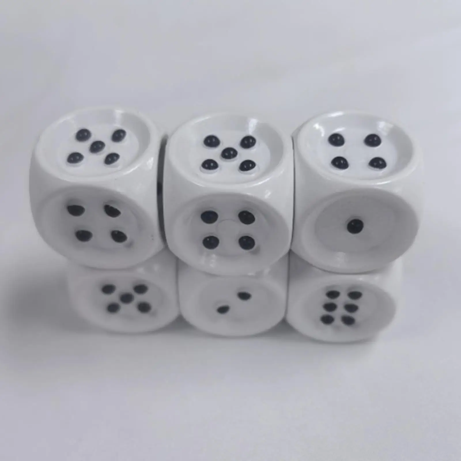 Professional Braille Gaming Dice Raised Pip Tactile Dotted Dice Versatile for Educational Activities