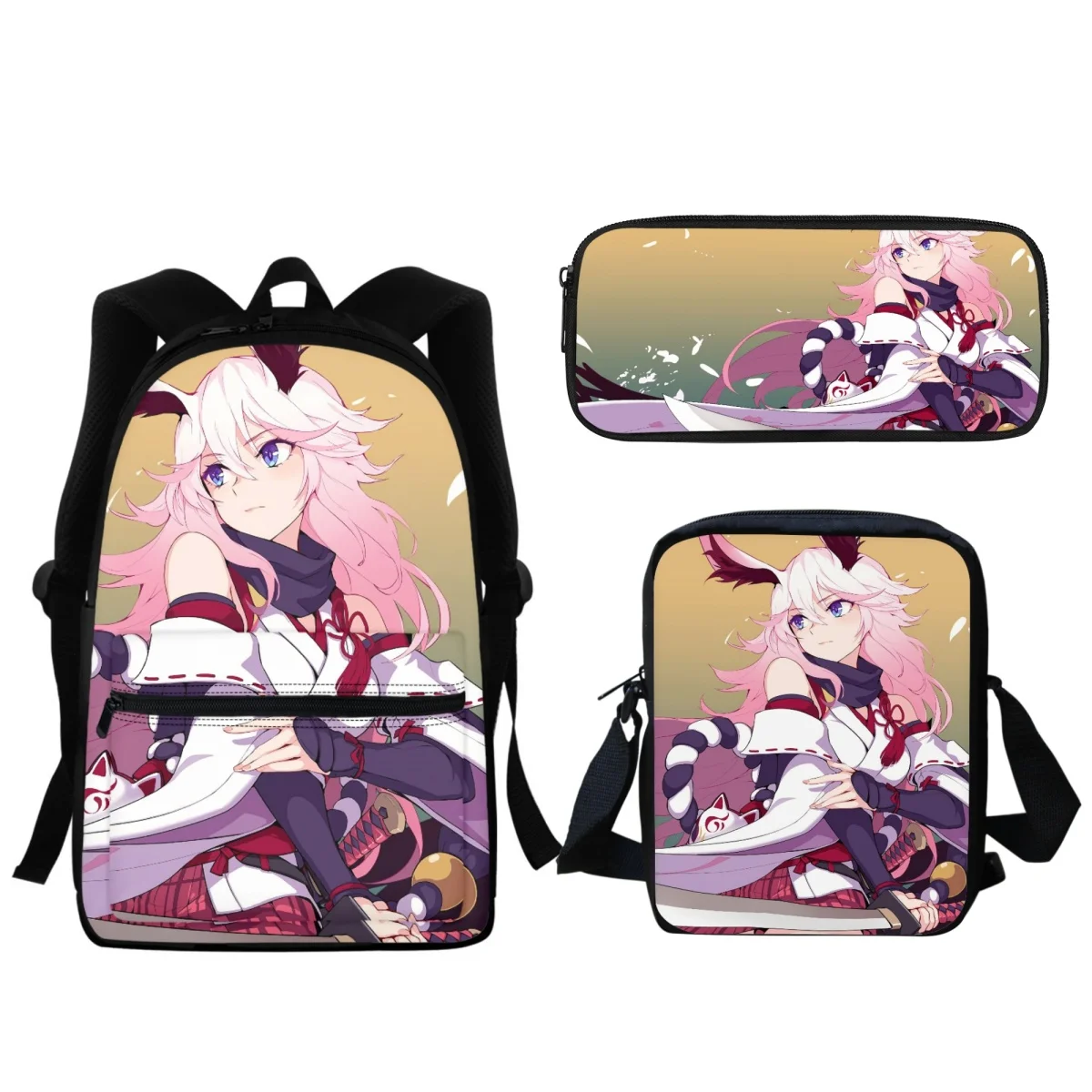 Honkai Impact 3rd Game Brand Design Children's School Bag Zipper Backpack Portable Lunch Small Satchel Girl Kids Pencil Case