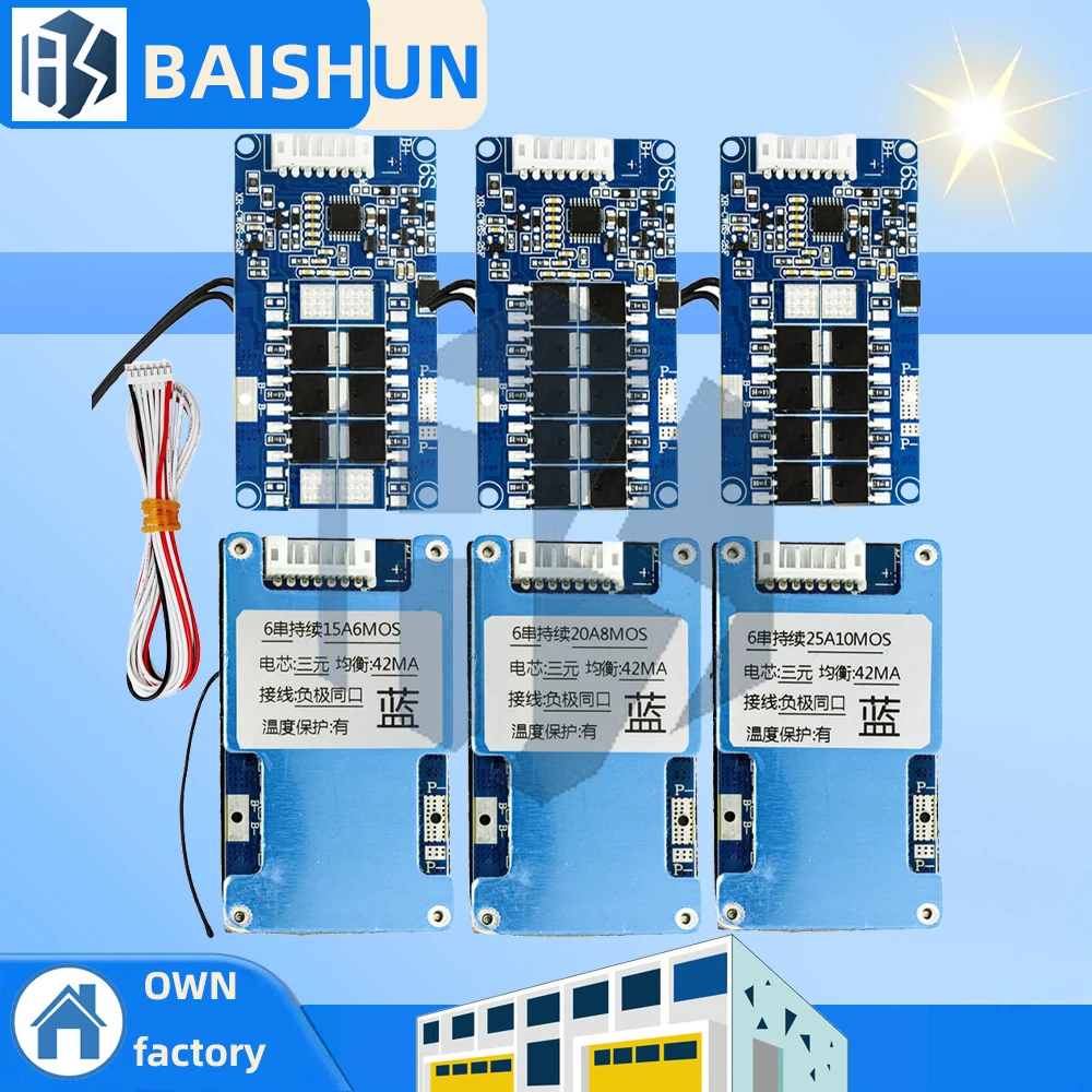 1PC 6S 22.2V Li-Ion…