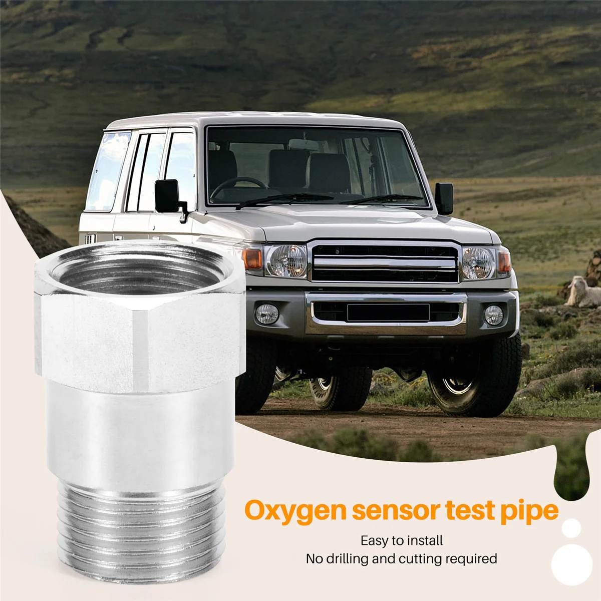 O2 Sauerstoffs ensor Testrohr verlängerung Extender Adapter Abstand halter m18 x 1,5 (1) Spung