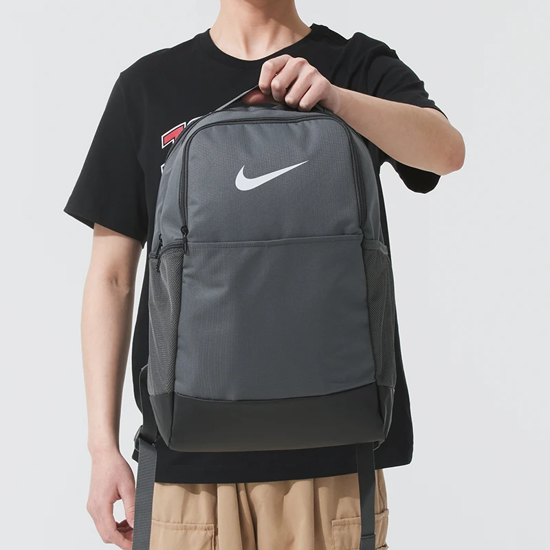 Nike Men's and Women's Bags, Backpacks, Outdoor Sports and Leisure Bags, Student School Bags, Computer Bags, Brasilia 9.5