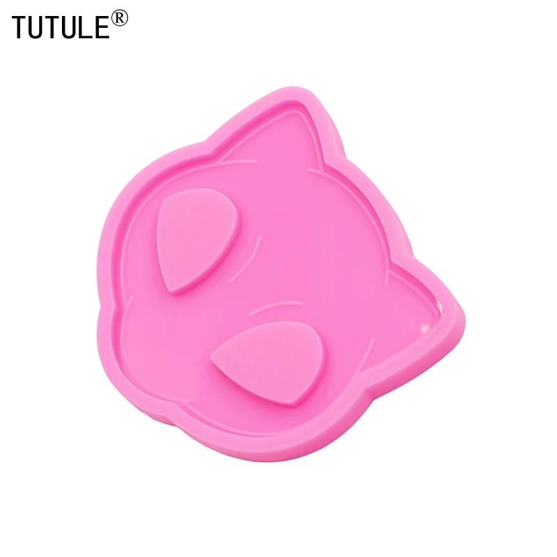 Shiny Kawaii Cute Anime Silicone mold keychain Polymer Clay epoxy resin kawaii Silico molds Fondant cake Chocolate Mold Silicone