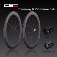 CSC UCI Ultra Light Carbon Road Wheels Rim Brake 700C 25mm width 38mm/ 50mm /60mm deep Clincher carbon wheelset