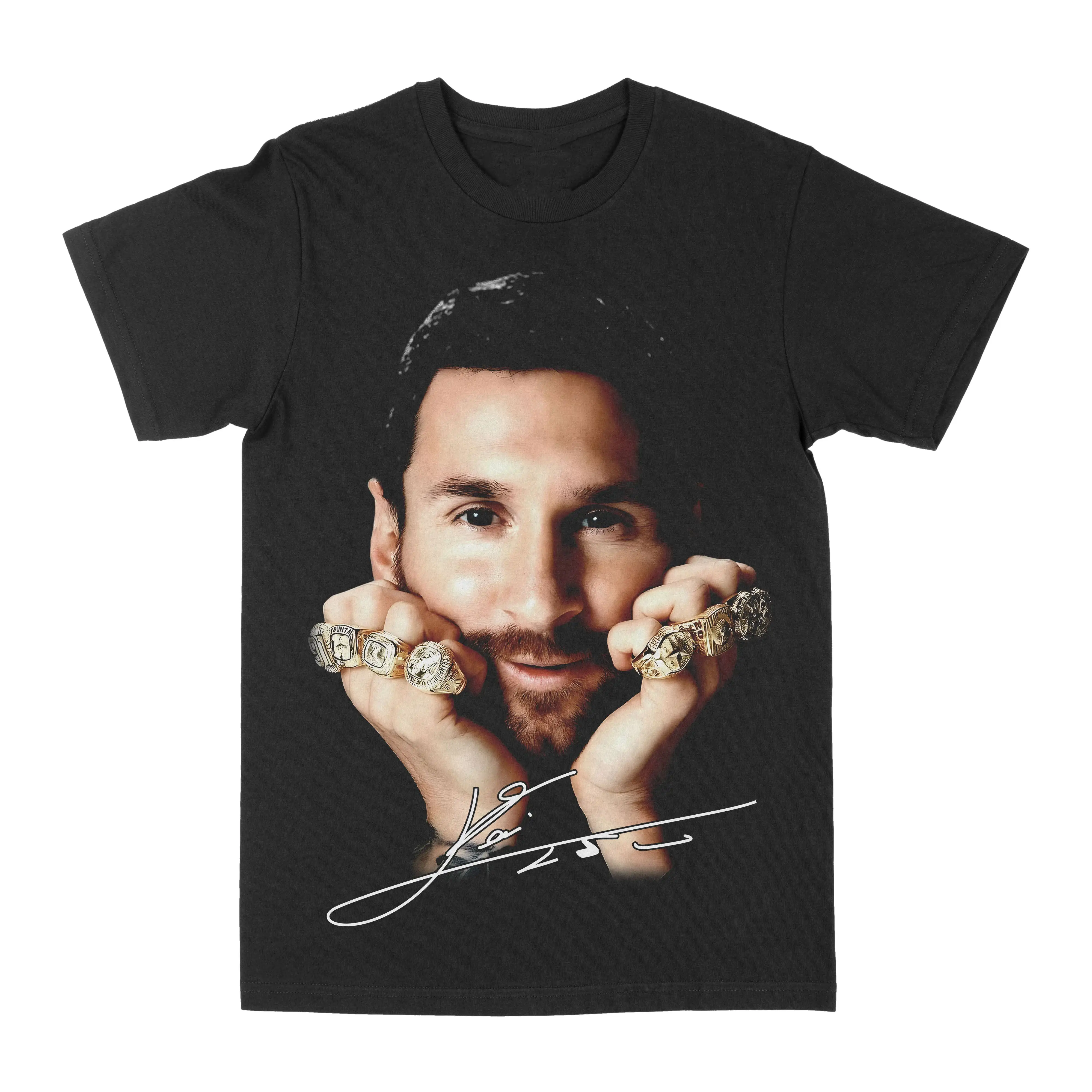 

Футболка с рисунком Lionel Messi 10, летние хлопковые мужские и женские футболки класса люкс с короткими рукавами