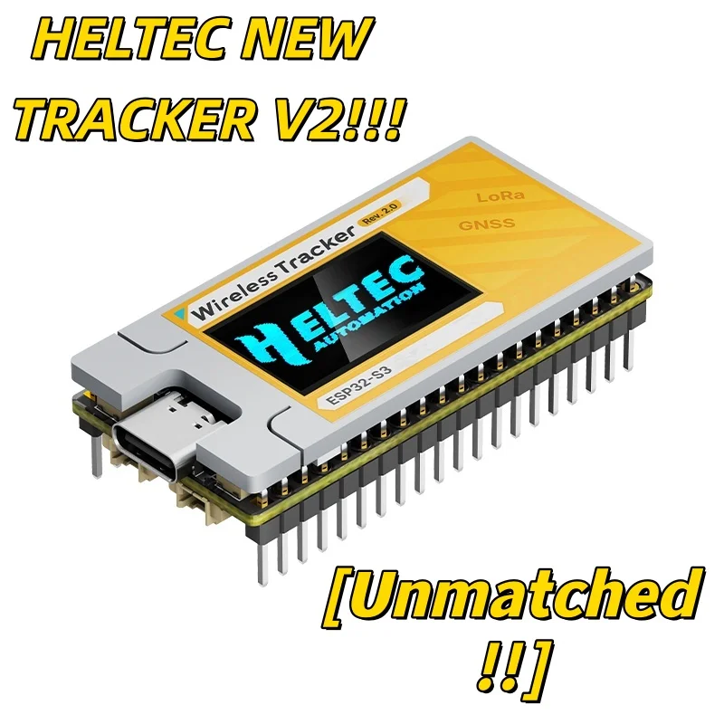 

Heltec Wireless Tracker V2 ESP32-S3 SX1262 28dBm LoRa Meshtastic Bluetooth WiFi Development Kit