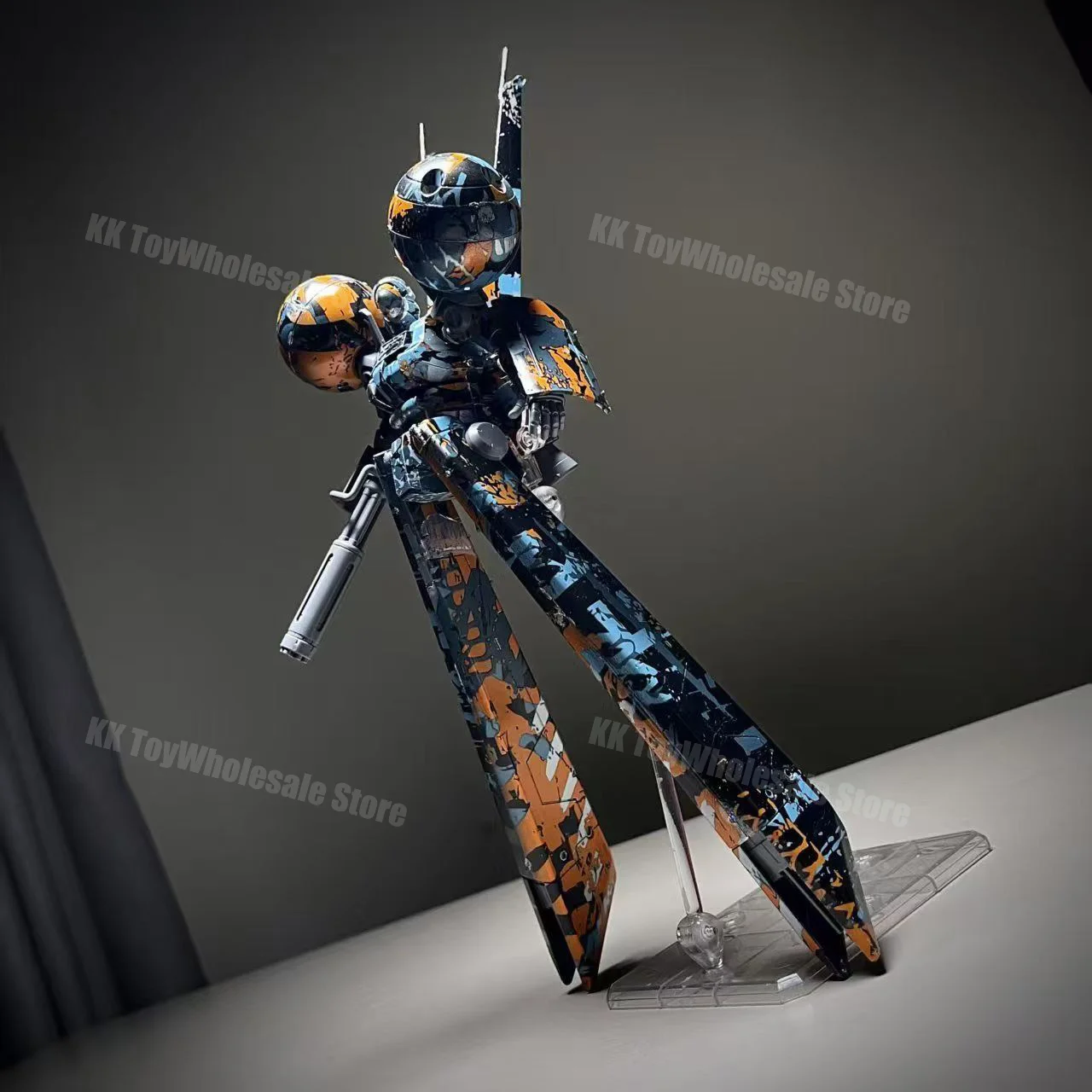 Em estoque jk modelo 1/144 hg MS-21C dra-c doodle esquema de cores montagem modelo kits anime figura ação robô modelo plástico brinquedos