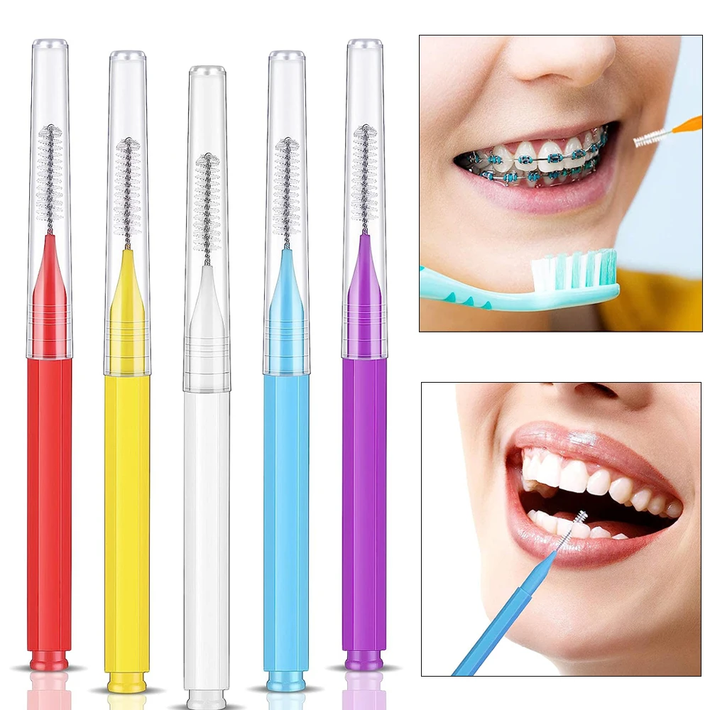 

Interdental Brushes Health Care Tooth Escova Cleaners Toothpick Dental Flossing Head Oral Hygiene Flosser Tooth Cleaning Tool