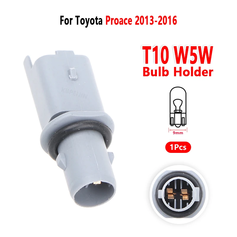 For Toyota Aygo Proace Side Marker Light Socket T10 W5W Bulb Holder Car Lamp Base Accessories 2013 to 2025 1 Pcs