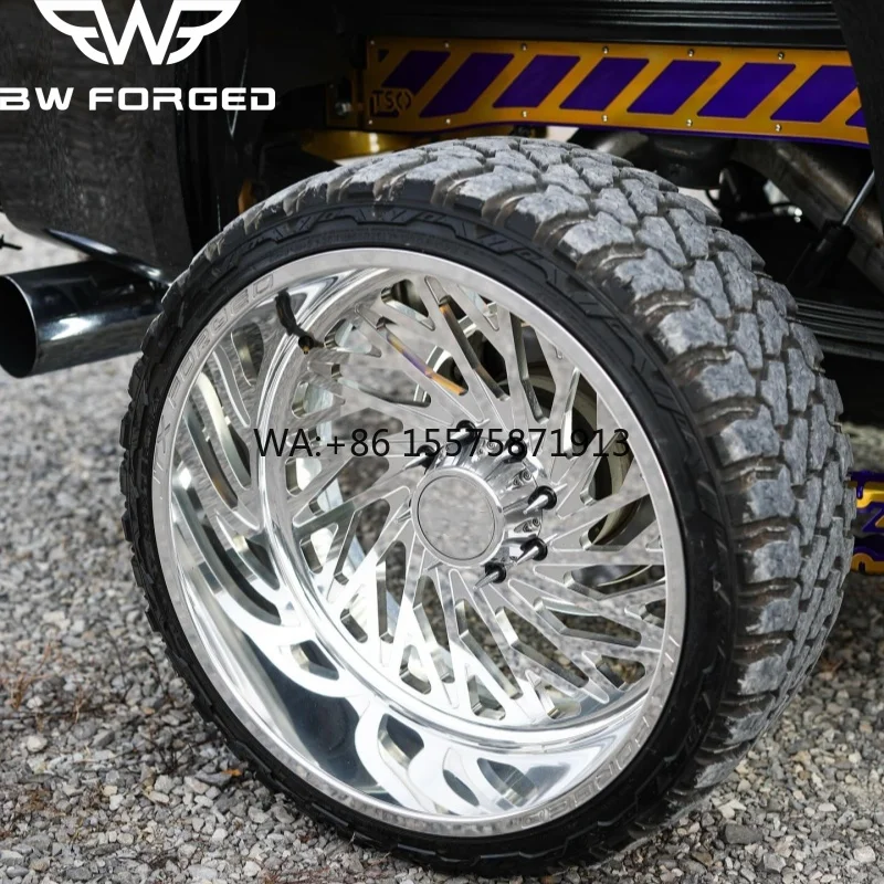 

Полированные кованые диски JTX для грузовиков GMC Dodge 2500, 22x12, 24x12, 22x14, 6x6.5, 24x14, 8x170, 8x180, 8x6.5, с глубокой полкой