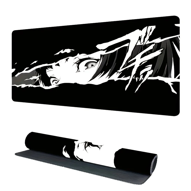 لوحة ماوس بنمط فتاة الرسوم المتحركة اليابانية، لوحة ماوس مطاطية كبيرة مضادة للانزلاق، لوحة مكتب ألعاب مكتبية، لوحة مفاتيح، لوحة طاولة طويلة