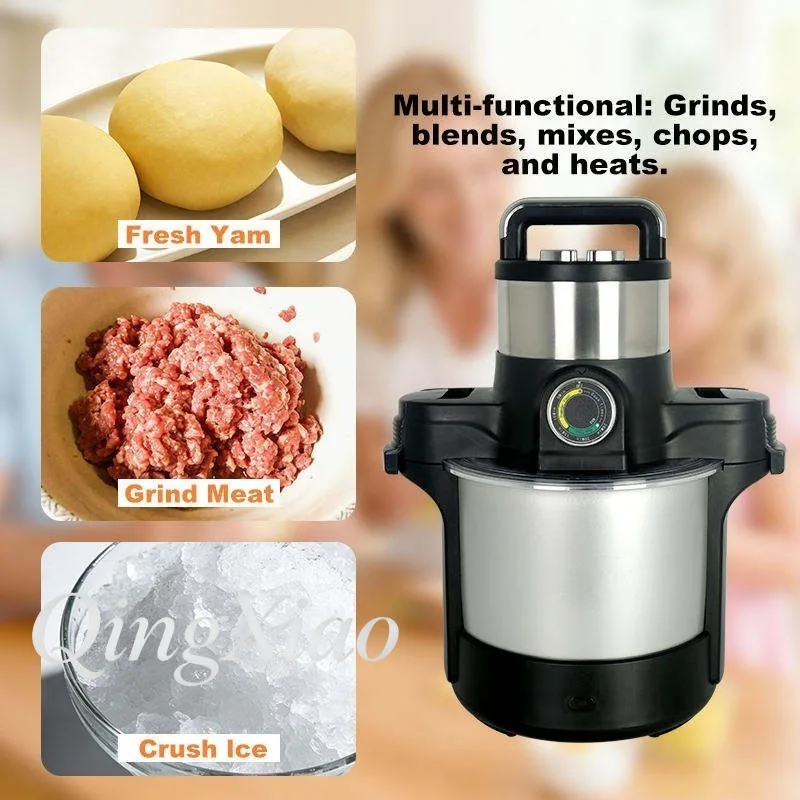 Electric Food Mashing Grinder Yam Pulp Crushing Machine Multifunctional Kitchen Appliance For Various Food Raw Material Shaping